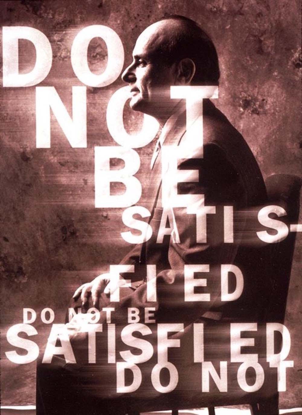 david carson do not be poster